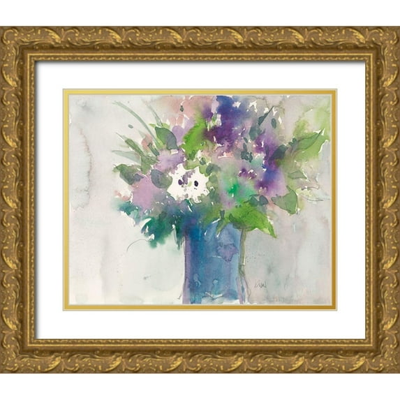 Dixon, Samuel 24x20 Gold Ornate Wood Framed with Double Matting Museum Art Print Titled - Center Piece II