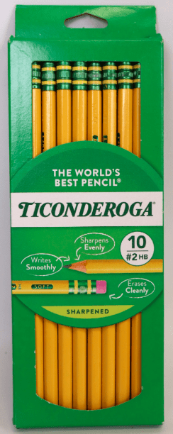 Dixon Ticonderoga 10-Count #2 Pencil