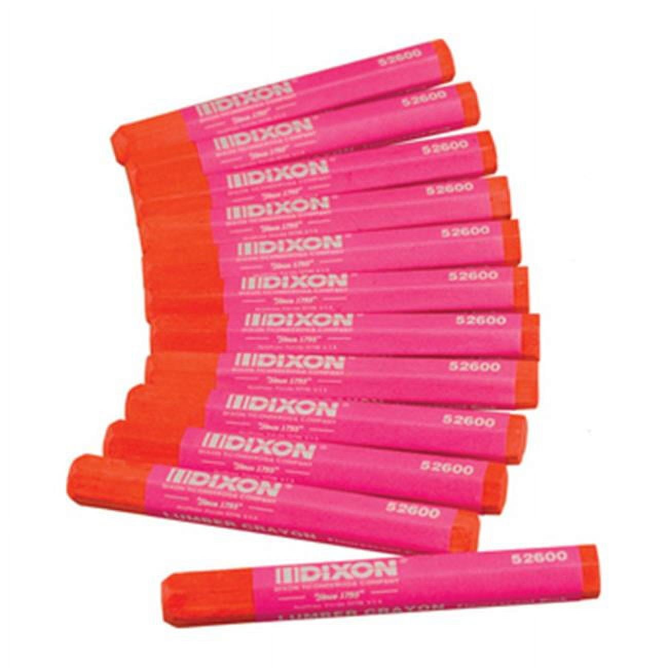 Dixon Ticonderoga Co. Dix52600 Lumber Crayon Pink