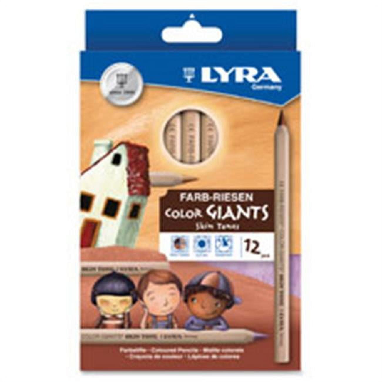Dixon Ticonderoga Company  Color Pencils,Hexagon, 6.25mm Core,12-ST,Skin Tones