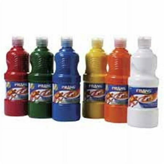 Dixon Ticonderoga Company  Tempera Paint- Ready to Use- Nontoxic- 16 oz.- Red