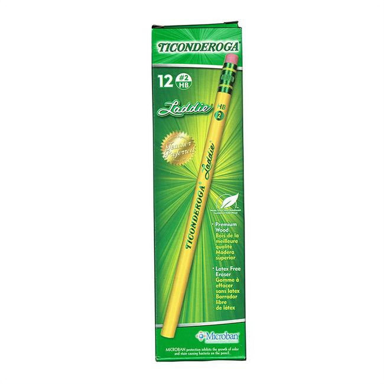 Dixon Ticonderoga DIX13304BN Laddie Pencil with Eraser 3 Dozen