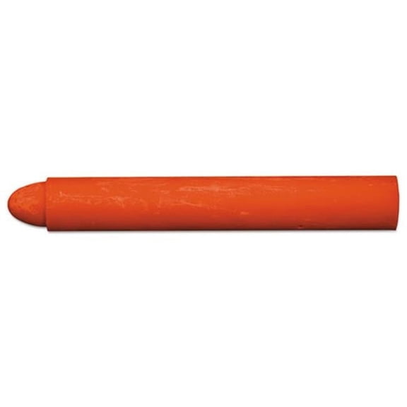 Dixon Ticonderoga  Fluorescan Orange Fluorescent Crayon - Pack of 12