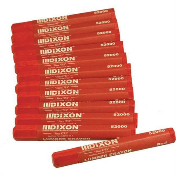 Dixon Ticonderoga Lumber Crayon Red520