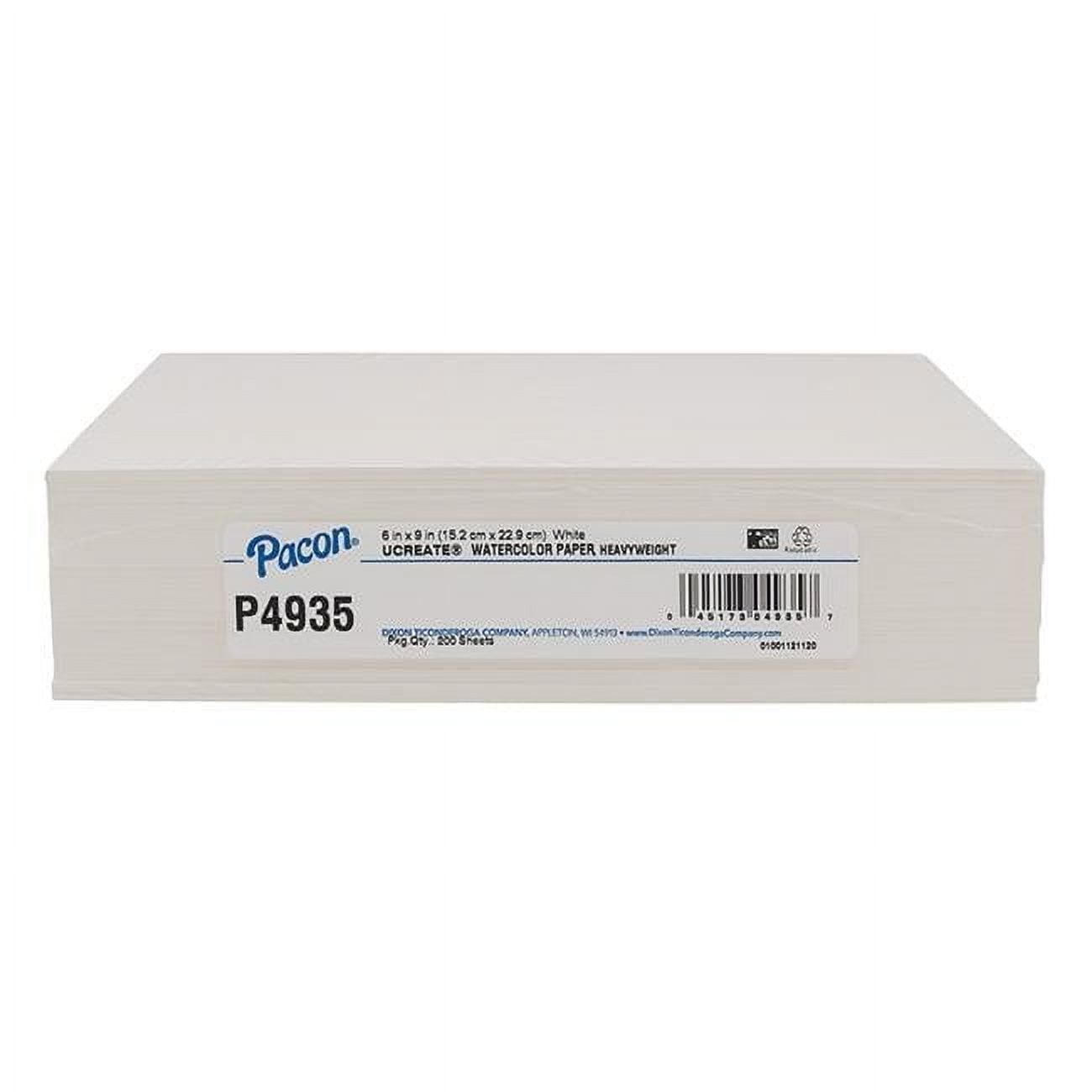 Dixon Ticonderoga - Pacon  6 x 9 in. Watercolor Paper - 200 Sheets