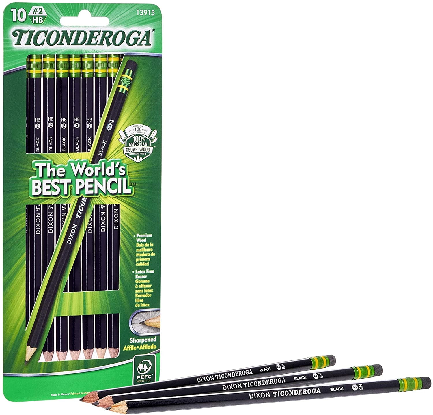 DIXON LEAD PENCILS 12本セット Dixon, Pencils, Pre-Sharpened, #2 Lead, Yellow, Multipack 12 Pack