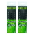 thumbnail image 1 of Dixon Ticonderoga Wood-Cased #2 Pencils, 2 Boxes of 24, Black 13926, 1 of 1