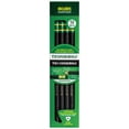 thumbnail image 1 of Ticonderoga Easy to Grip, Shaped Wood Pencils with Sharpener, #2HB Soft, Soft Touch Black Coating, 12 Count, 1 of 5