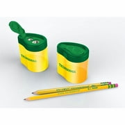 Dixon Two-Hole Pencil Sharpener, 2 Hole(s), Yellow, Green