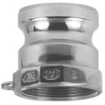 thumbnail image 1 of Dixon Valve  Andrews and Boss Lock Type A Adaptor - Stainless Steel - 1-1/2in., 1 of 1