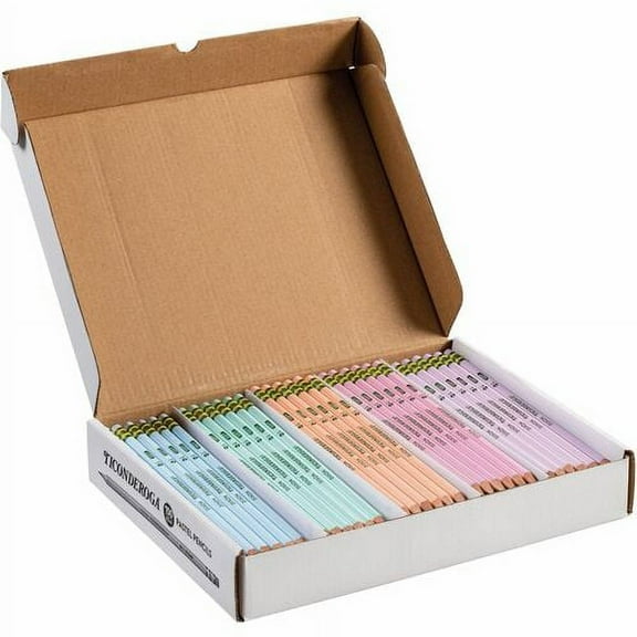 Dixon Wood Pencils - Graphite Lead - Assorted Wood Barrel - 150 / Box | Bundle of 2 Boxes
