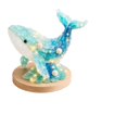 thumbnail image 1 of Diy 3D Sea Glass Art Kit Featuring Translucent Mosaic Pieces and Wooden Bases, Creative Craft Kit for Adults and Kids to Build Lighted Animal Figurines, Summer Gifts for Student, 1 of 4