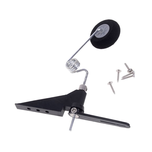 Diy 60 level tail wheel bracket assembly for rc airplane