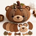 thumbnail image 1 of Diy Animal Pumpkin Sewing Kit, 12 Woodland Crafts For Adults | Sew 12 Charming Animal Pumpkins For Autumn, Halloween And Holiday Displays With Coordinated Craft Supplies Great Gifts, 1 of 7