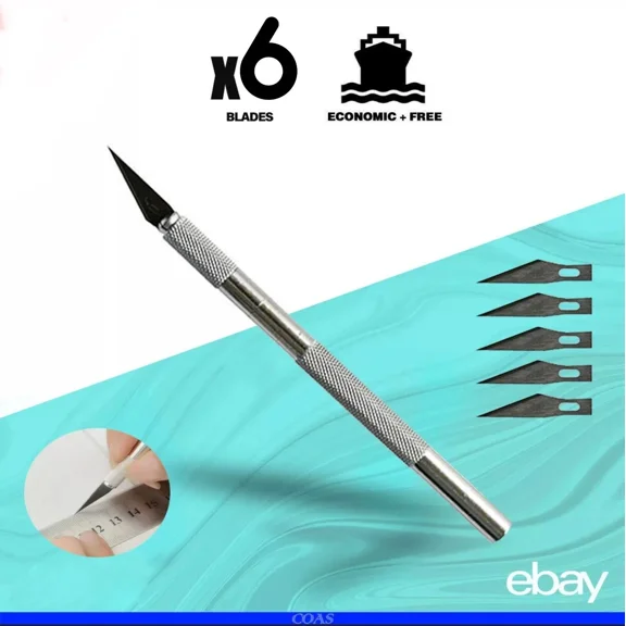 Diy Art Work Cutter Precision Carving Craft Knife Stainless Steel Hobby Exacto