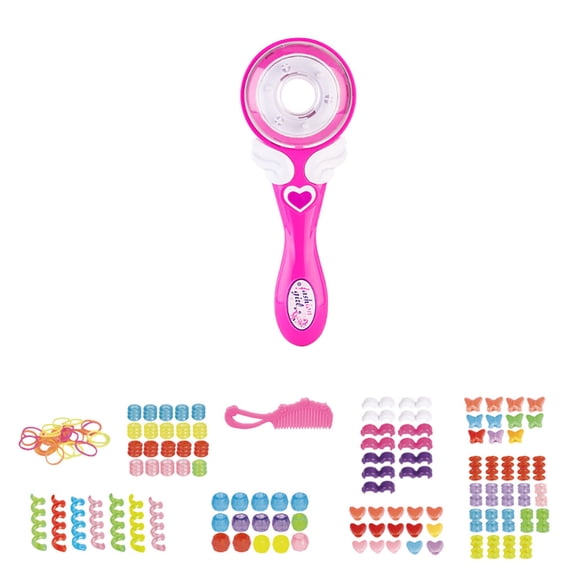 Diy Automatic Hair Braiding Tool For Kids Electric Braider Twisting Styling Maker For Girls 6 Years And Up Abs Plastic