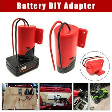 Diy Battery Adapter Convert For Milwaukee M 12 12V Battery To Dock Power 12Awg