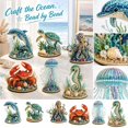 thumbnail image 1 of Diy Bead Octopus Craft Kit with Pearl Art Board and Glue, Easy Arts and Crafts for Student and Adults Creative Home Display Project, Unique Birthday Gift Set for Women and Teen, 1 of 4