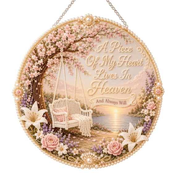 Diy Beaded Hanging Ornament, Faith Inspired Pearl Diamond Painting ...
