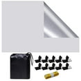 thumbnail image 1 of Diy Blackout Curtains Cozival Diy Portable Blackout Curtains with Adhesive, 145X400cm Self-Adhesive Window Shade for Baby Nursery, Bedroom, Dormitory, Travel, Self Adhesive Window Shade, White, 1 of 8