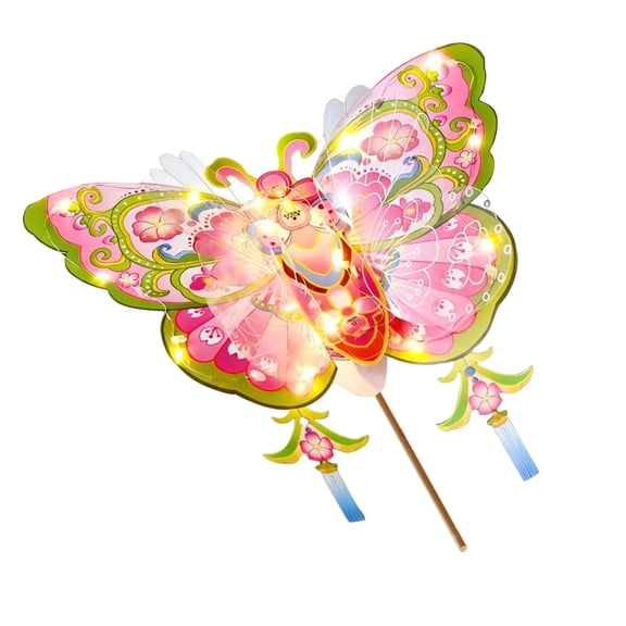Diy Butterfly Handheld & Backpack Craft Lantern Kit - Handmade Diy With Pre-Cut Craft Supplies Included, Easy To Assemble, Luminous Design - For , Diy Enthusiasts, Party,