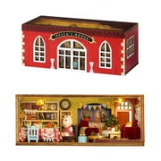 Diy Cabin QH Series Building Blocks Small Town Hand Assembled Mini Toy Model Can Be Single and Assembled