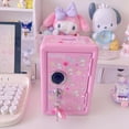 thumbnail image 1 of Diy Cartoon Sanrio Kuromi Safe Mini Hello Kitty Storage Box Kawaii Cinnamoroll Desktop Locked Piggy Bank Child Toy Festival Gift, 1 of 28
