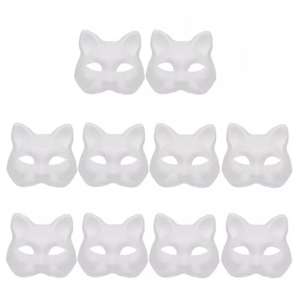 Diy Cat Mask Craft Kit Perfect for Kids' Art Projects And Parties Pack