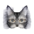 thumbnail image 1 of Diy Cat Mask Kit DIY Cat Face Mask Kit - Blank Mask with Faux Fabric and Plastic Mesh for Customization, Halloween Costume, Cosplay, or Party Decor, Creative Craft for Beginners and Enthusiasts, 1 of 9