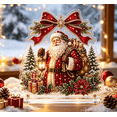 thumbnail image 1 of Diy Christmas Diamond Painting Kit, Christmas Decorations,Pearl Bead Painting With Display Frame, Easy 5D Gem Mosaic Art, Ideal Xmas Home Wall Decoration For New Crafters (Santa), 1 of 7