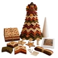 thumbnail image 1 of Diy Christmas Quilted Fabric Tree Kit,Holiday Patchwork Sewing Craft Set for Adult & Beginner,Handmade Tabletop Christmas Tree Holiday Decor Mantel Table Office Display,Gift for Quilting Lovers, 1 of 8