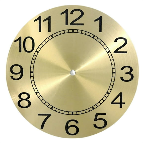 Diy Clock Face 243Mm 9.5Inch Aluminium Clock Dial Stylish Appearance Advanced Appearance Clear Numerals Living Room Decor