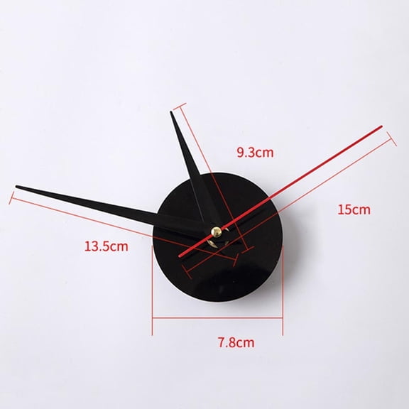 Diy Clock Luminous Wall Acrylic Punch-Free Silent Wall Clock Wall Sticker Red Smile Home