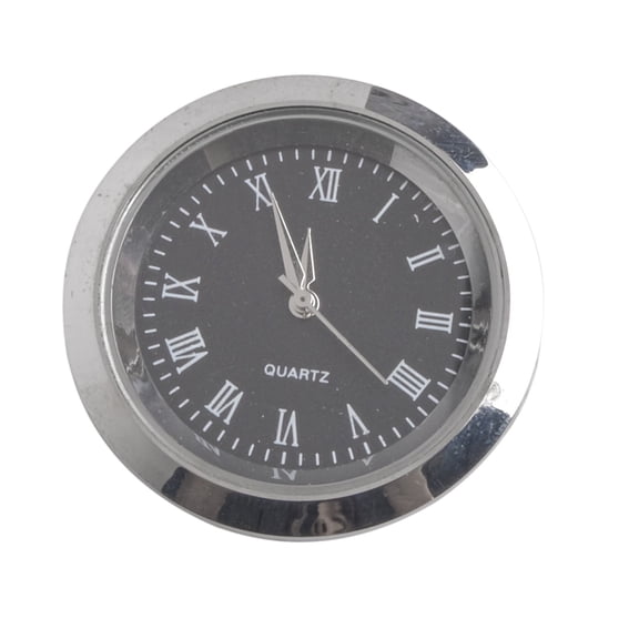 Diy Clock Making 36Mm Clock Movement Replacement 36Mm Clock Insert Plastic And Metal Transparent Lens White Dial