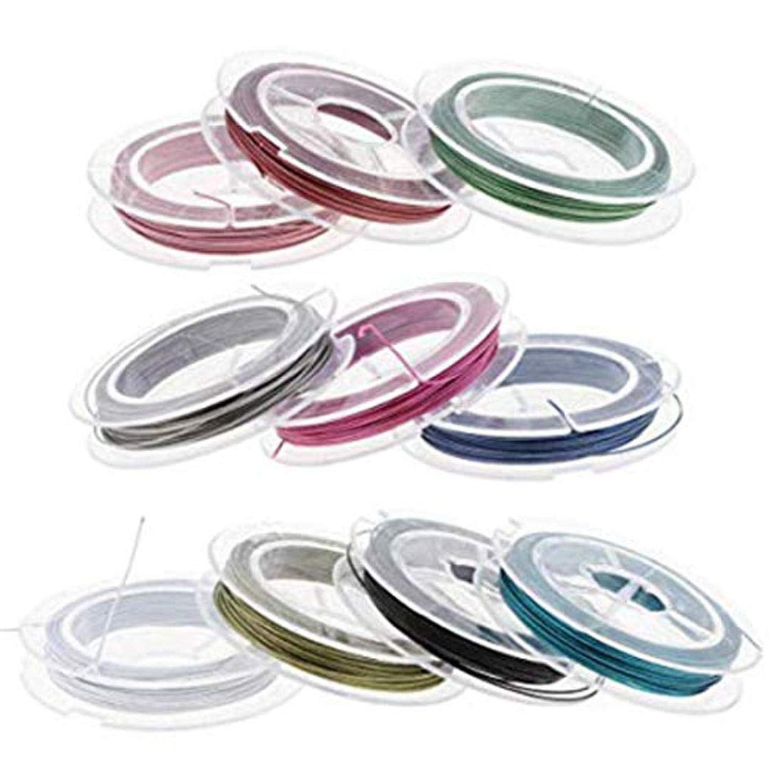 Diy Crafts Stainless Steel Beading Thread Rolls (Design No # 1, Pack Of ...