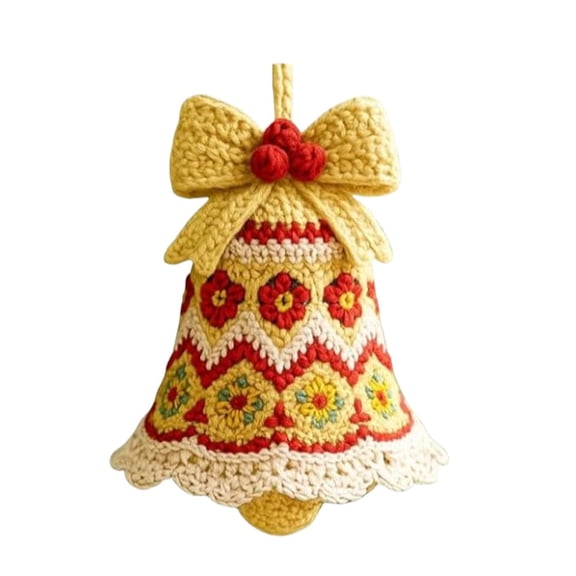 Diy Crochet Christmas Bell Kit: Create Personalized Holiday Decor With Ease!
