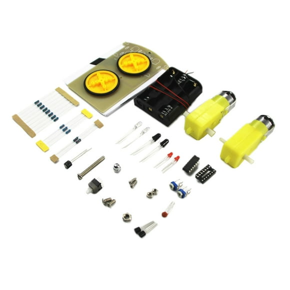 Diy Electronics Kit Intelligent Tracking Car Automatic Guidance Interactive Toy