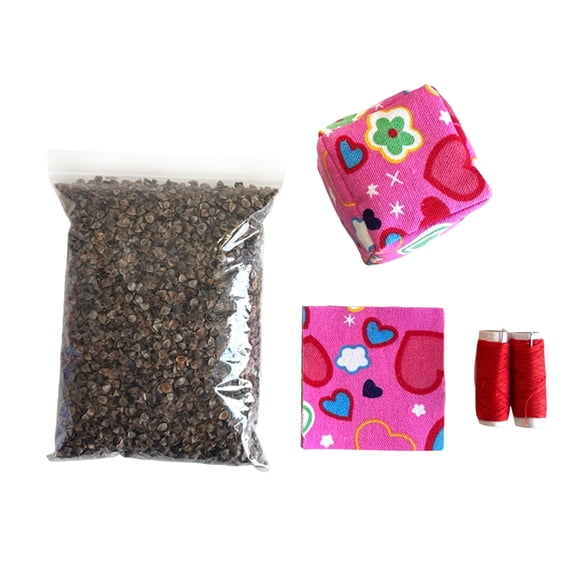 Diy Footbag Hacky Sack Sewing Craft Kit, Sand Hacky Sack Sewing Project Kits with Pre-Cut Fabric and Filling Beginner Friendly A