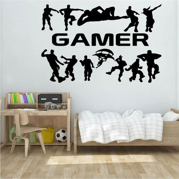 Diy Gamer Poster Battle Royal Boys Wall Decals For Kids Room Gamers Wall Sticker Boys Room Vinyl Wall Decal Wallpaper 30x45cm