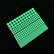 Diy Glow In The Dark Wall Stickers Luminous Fluorescent Round Dot PVC