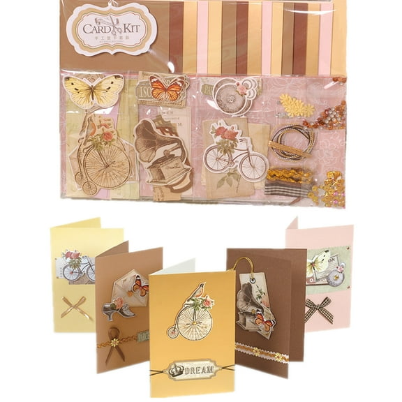 Diy Handmade Greeting Card Children Handmade Paper Making Supplies Kit For Teachers Day Children Day