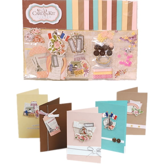 Diy Handmade Greeting Card Children Handmade Paper Making Supplies Kit For Teachers Day Children Day