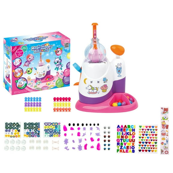 Diy Inflatable Pop Toy For Kids Handmade Sticky Ball Making Kit Upgrade Bouncy Bubble Toy Gift