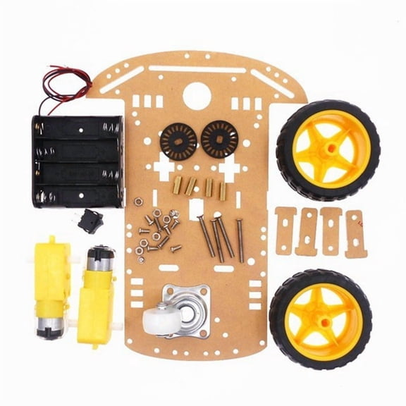 Diy Kit 2WD Robot Smart Car Chassis Kits with Speed Encoder DIY Education Robot Smart Car Kit