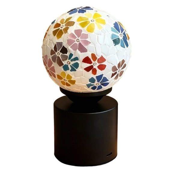 Diy Kit Mosaic Night Light Usb Powered Stained Glass Table Lamp Making Kit No Experience Needed Diy Mosaic Lamp Kit For Home Decor Kitchen Bathroom Office Birthday (A)