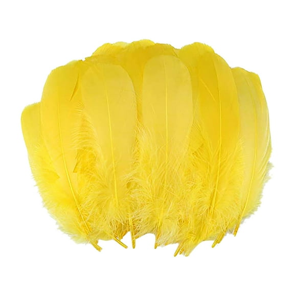 Diy Large Floating Feathers 5-7 Inch Natural Color Craft Hair Wedding Party Decoration 100pcs