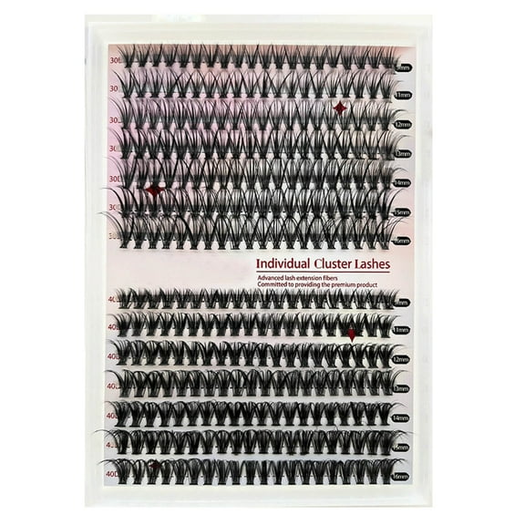 DIY Lash Extension Kit Mix Lash Lift Kit Individual Lashes Cluster Eyelash Extension Kit False Eyelashes With Lash Bond And Seal Lash Remover And Tweezer Manga And Wispy Glue 10ml