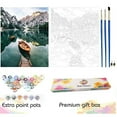Diy Painting By Numbers Kit Coloring By Numbers Acrylic Paintbrush Oil