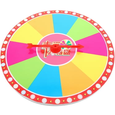 6-Inch Prize Wheel – 8 Slots, Dry Erase Marker, Portable Spin Wheel For Parties, Events, Giveaways