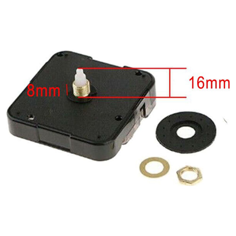 DiySilent Quartz Movement Wall Clock Motor Mechanism Long Spindle